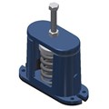 C - 2" DEFLECTION - Housed Single Spring Mounts